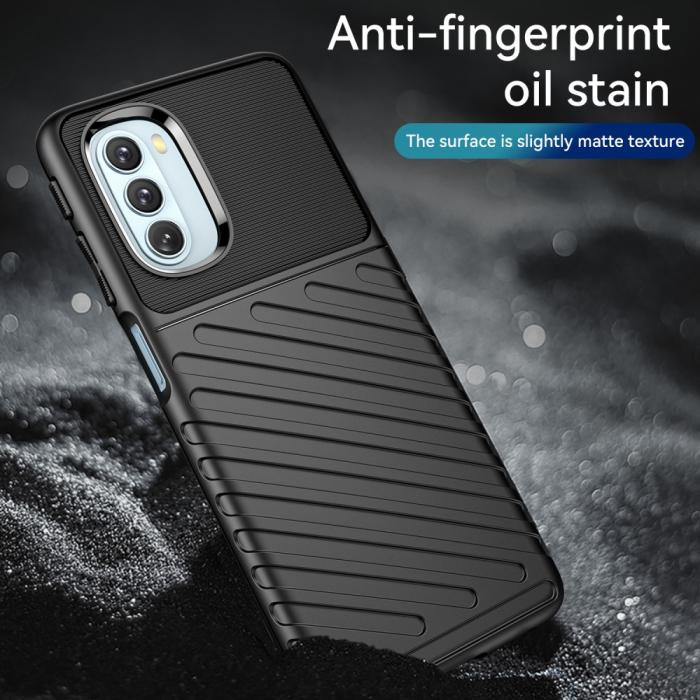 Bild 5, Motorola Moto G51 Skal Twill Textur Svart