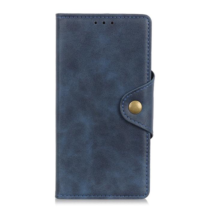 Bild 2, Motorola Moto G31 / G41 Fodral Mässing Magnet Blå