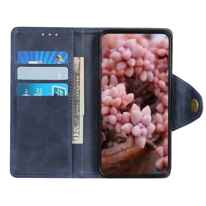 Bild 5, Motorola Moto G31 / G41 Fodral Mässing Magnet Blå