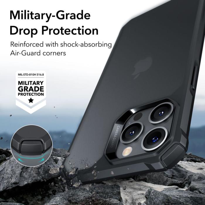 Bild 2, ESR iPhone 14 Pro Max Skal Air Armor Frostad Svart