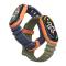 Tech-Protect Xiaomi Mi Smart Band 5/6/7 Armband Hybrid Grön/Orange