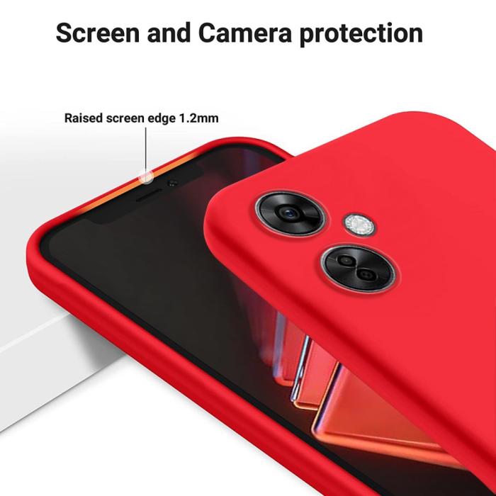 Bild 4, OnePlus Nord CE 3 Lite 5G Skal Liquid Silikon Röd