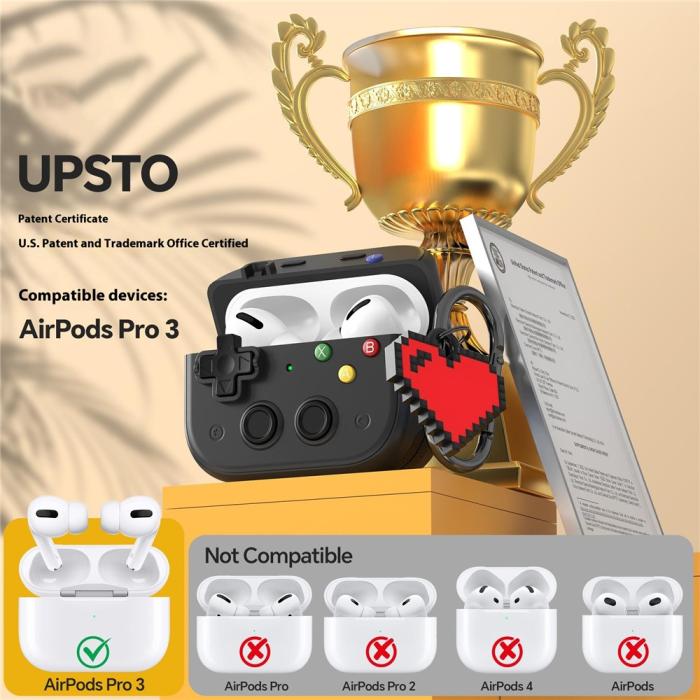 Bild 4, AirPods Pro 3 Skal Game Console Rosa