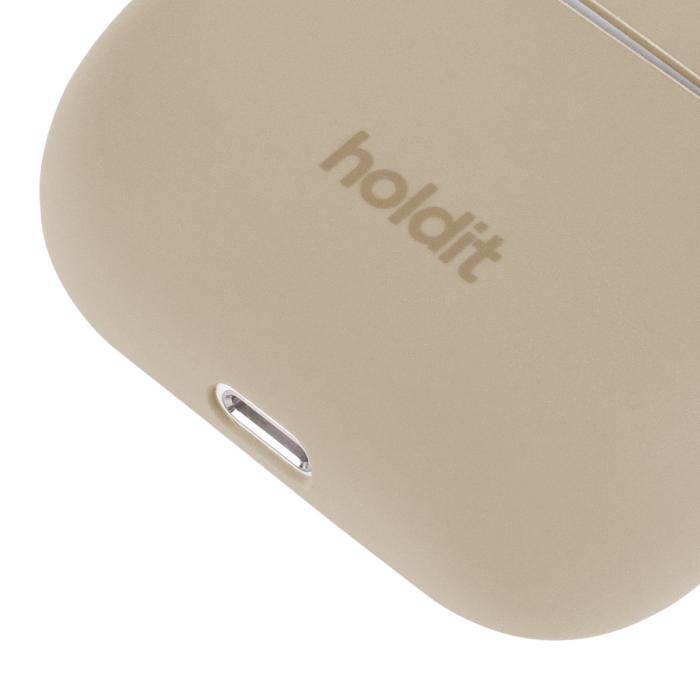 Bild 3, holdit AirPods 3 Skal Silikon Latte Beige
