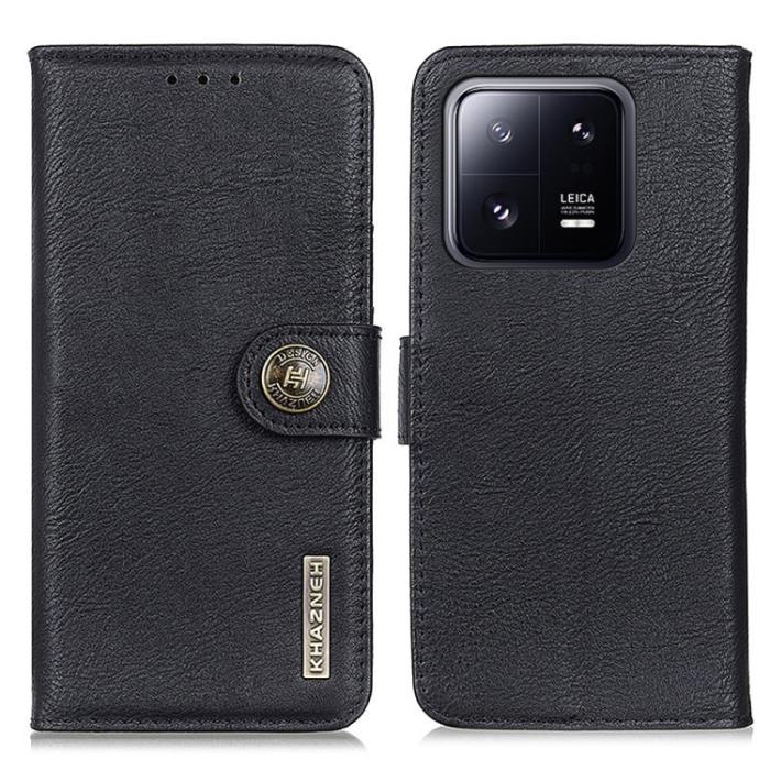 Bild 2, KHAZNEH Xiaomi 13 Pro 5G Fodral Läder Svart
