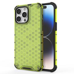 iPhone 15 Pro Max Skal Honeycomb Shockproof Grön