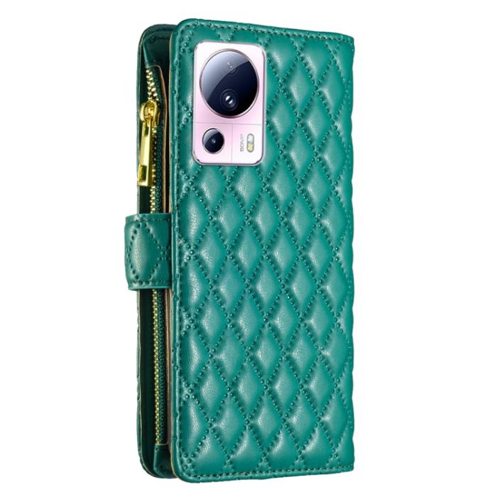Bild 3, Xiaomi 13 Lite 5G Fodral Diamond Multifunktionell Grön