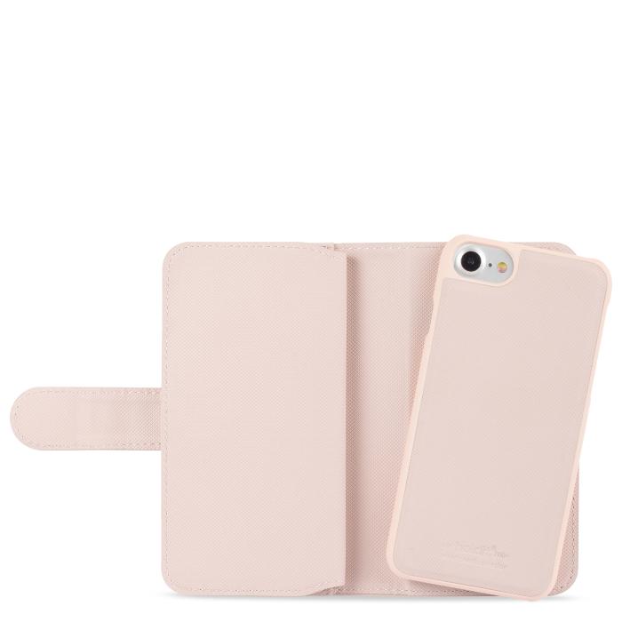 Bild 2, holdit iPhone 6/6S/7/8/SE 2020/2022 Flerfack 2in1 Magnet Fodral/Skal Blush Pink