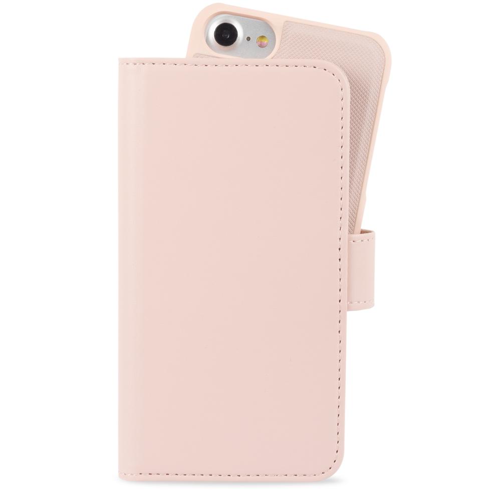 holdit iPhone 6/6S/7/8/SE 2020/2022 Flerfack 2in1 Magnet Fodral/Skal Blush Pink