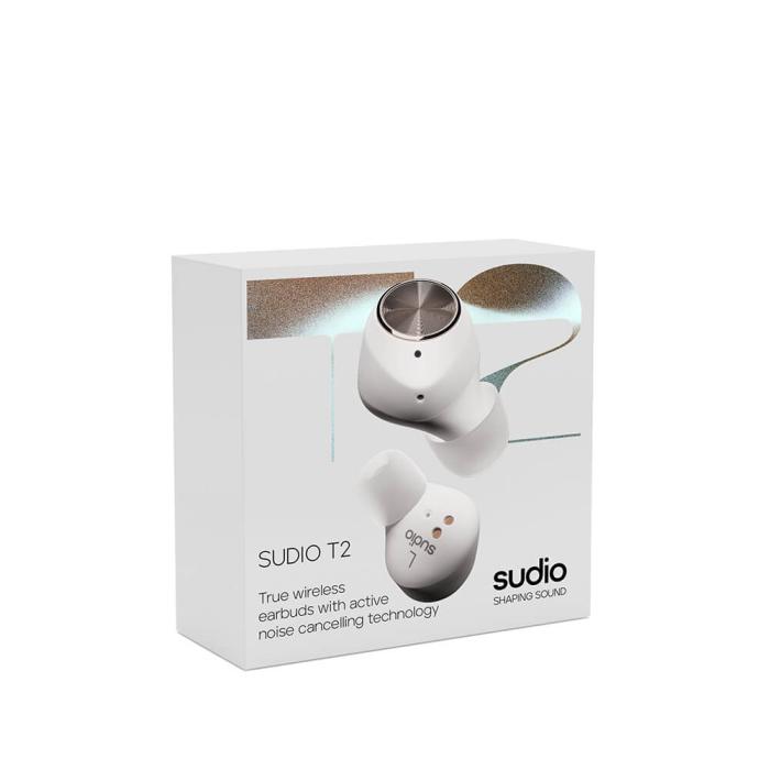 Bild 2, Sudio T2 True Wireless In-Ear Hörlurar Vit
