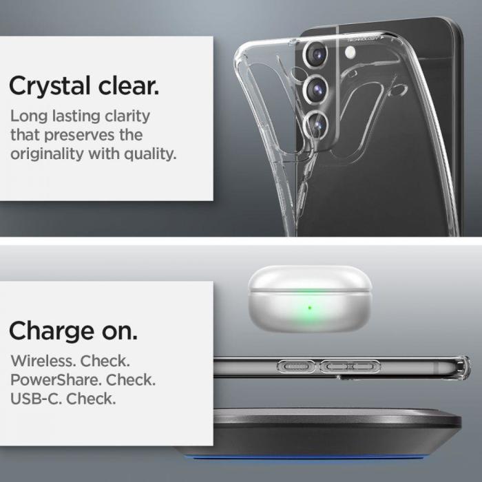 Bild 6, Spigen Samsung Galaxy S22 Plus Skal Liquid Crystal