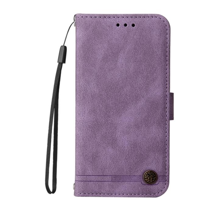 Bild 2, iPhone 7/8/SE Fodral Skin Touch Lila