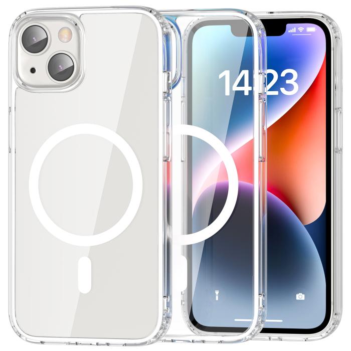 Bild 1, ColorPop iPhone 14 Skal CH MagSafe Transparent/Vit