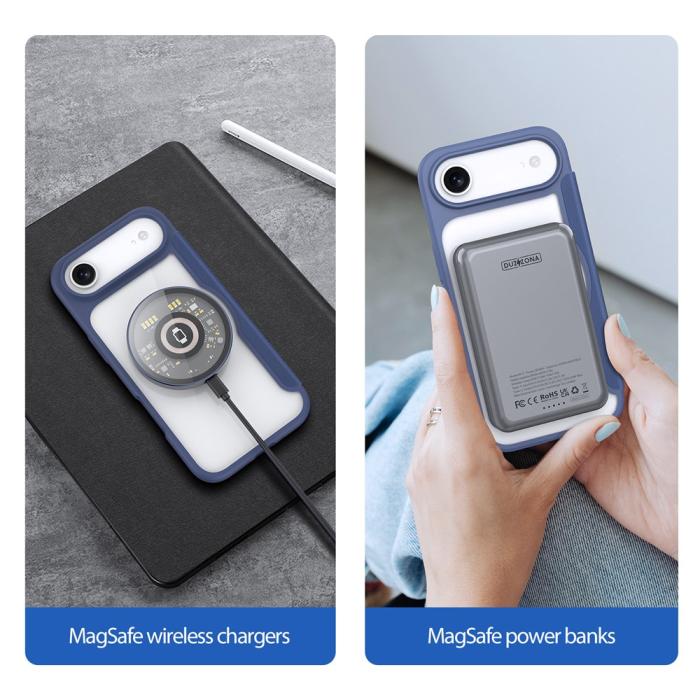 Bild 4, DUX DUCIS iPhone Air Fodral MagSafe Skin X Pro Blå