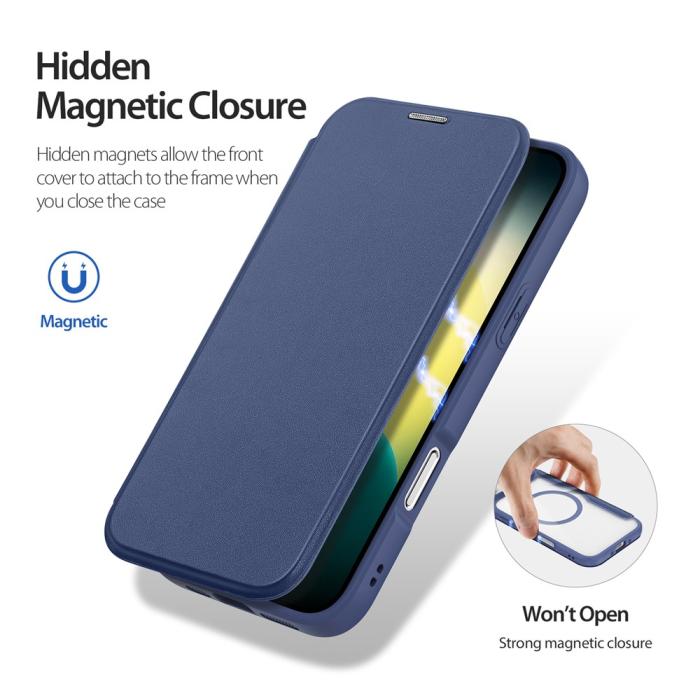 Bild 6, DUX DUCIS iPhone Air Fodral MagSafe Skin X Pro Blå