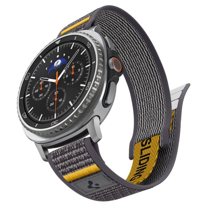 Bild 2, Spigen Galaxy Watch 8 46/44/40 mm Armband Athlex Air Grå