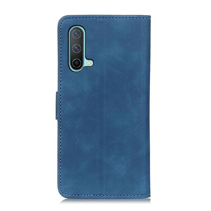 Bild 3, OnePlus Nord CE 5G - KHAZNEH Retro Läder Fodral - Blå