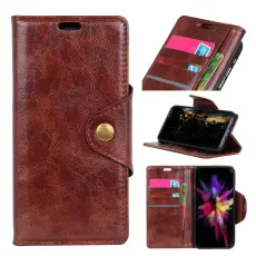 Huawei Honor View 20 - PU Läder Plånboksfodral - Brun