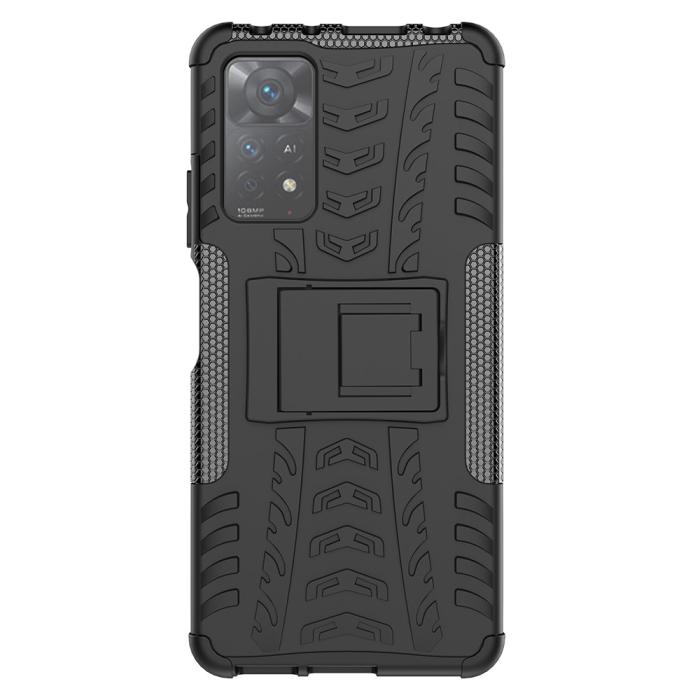 Bild 2, Xiaomi Redmi Note 11 Pro 5G Skal Stöttåligt med Stöd Svart