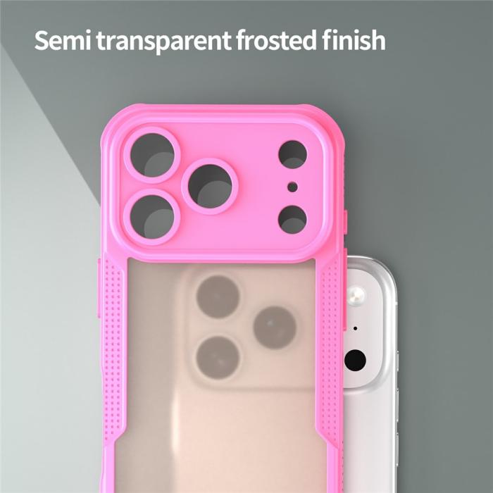 Bild 4, iPhone 18 Pro Max/17 Pro Max Skal Frostat Transparent/Rosa