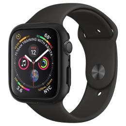 Spigen Apple Watch 44 mm Skal Thin Fit Svart