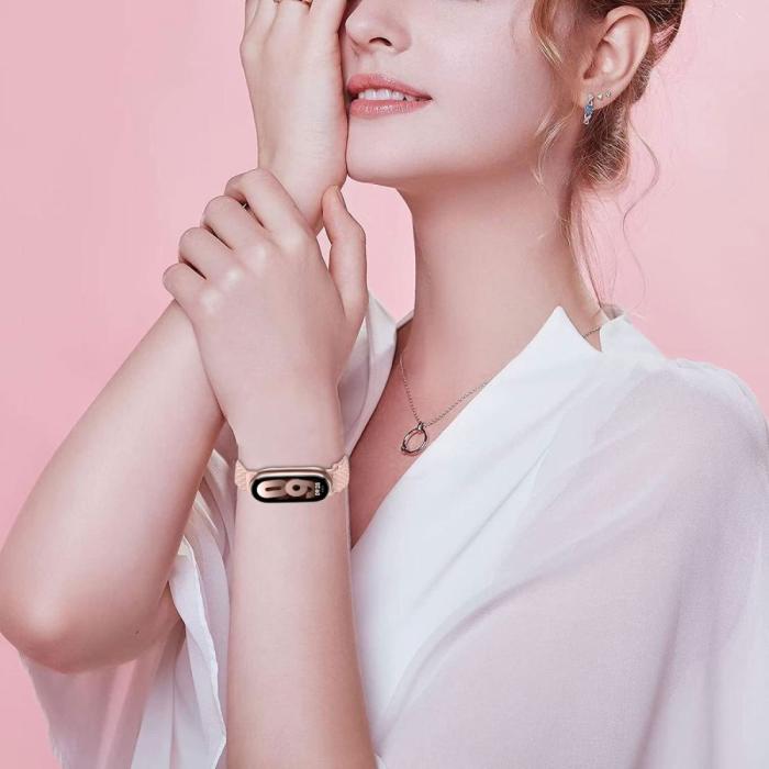 Bild 4, Tech-Protect Xiaomi Smart Band 9/8 Armband NylonMag Svart