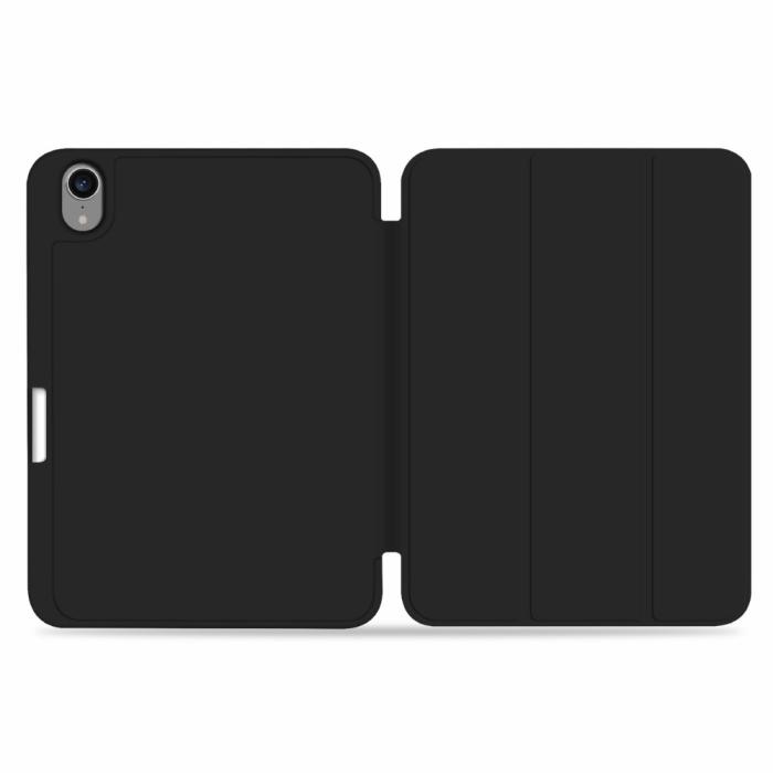 Bild 4, iPad Mini 2024/2021 Fodral Slim Tri-Fold Pennhållare Svart