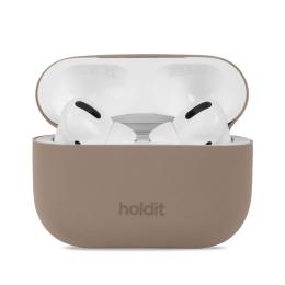 holdit AirPods Pro Nygård Skal Silikon Mocha Brown