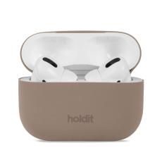 holdit AirPods Pro Nygård Skal Silikon Mocha Brown