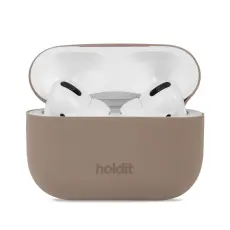 holdit AirPods Pro Nygård Skal Silikon Mocha Brown