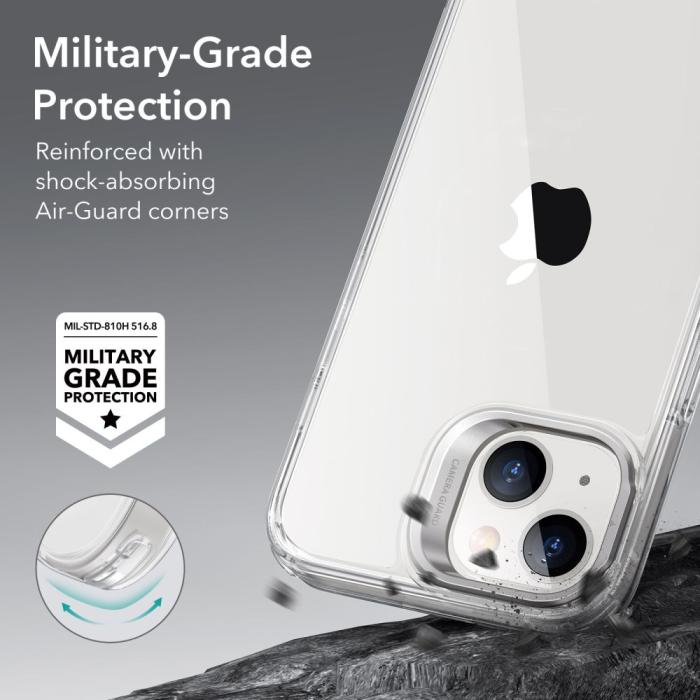 Bild 4, ESR iPhone 15 Plus / 14 Plus Skal Classic Kickstand Transparent