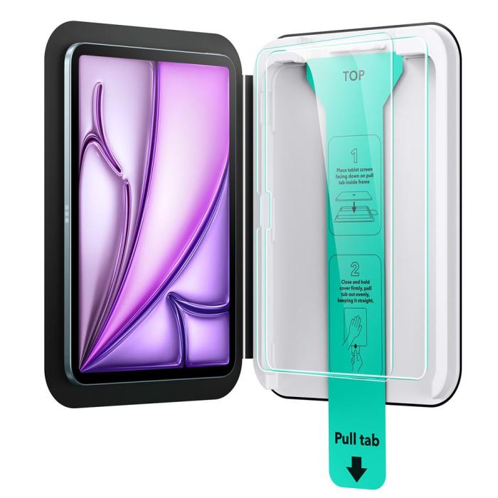 Bild 3, ESR iPad Air 11 2026-2024 2-PACK Skärmskydd UltraFit Härdat Glas