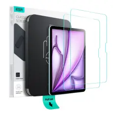 ESR iPad Air 11 2026-2024 2-PACK Sk&auml;rmskydd UltraFit H&auml;rdat Glas