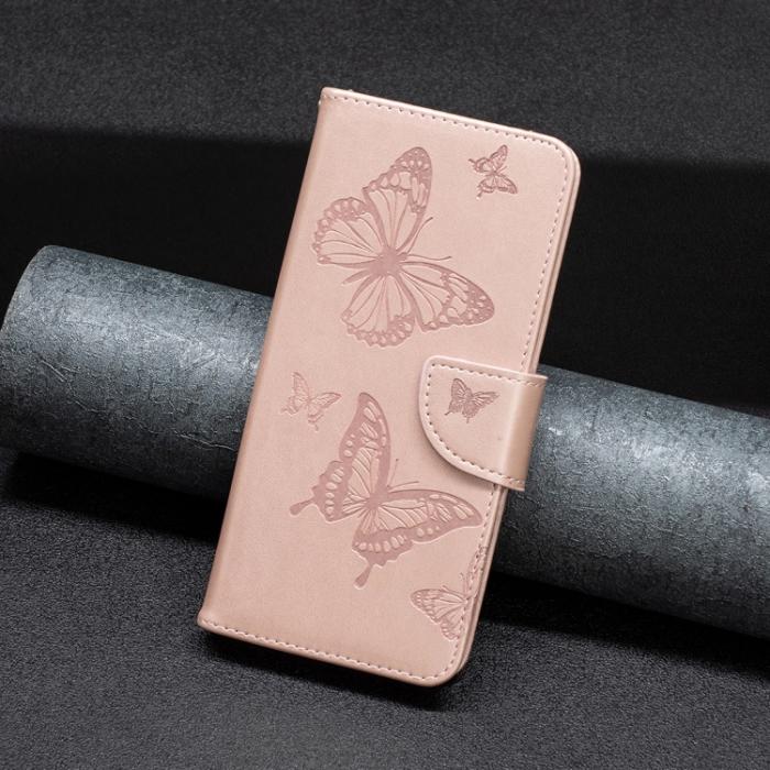 Bild 5, Xiaomi 12 Fodral Tryck Butterfly Roséguld