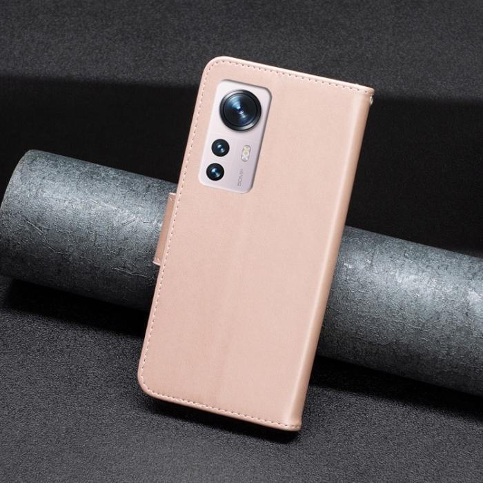 Bild 6, Xiaomi 12 Fodral Tryck Butterfly Roséguld