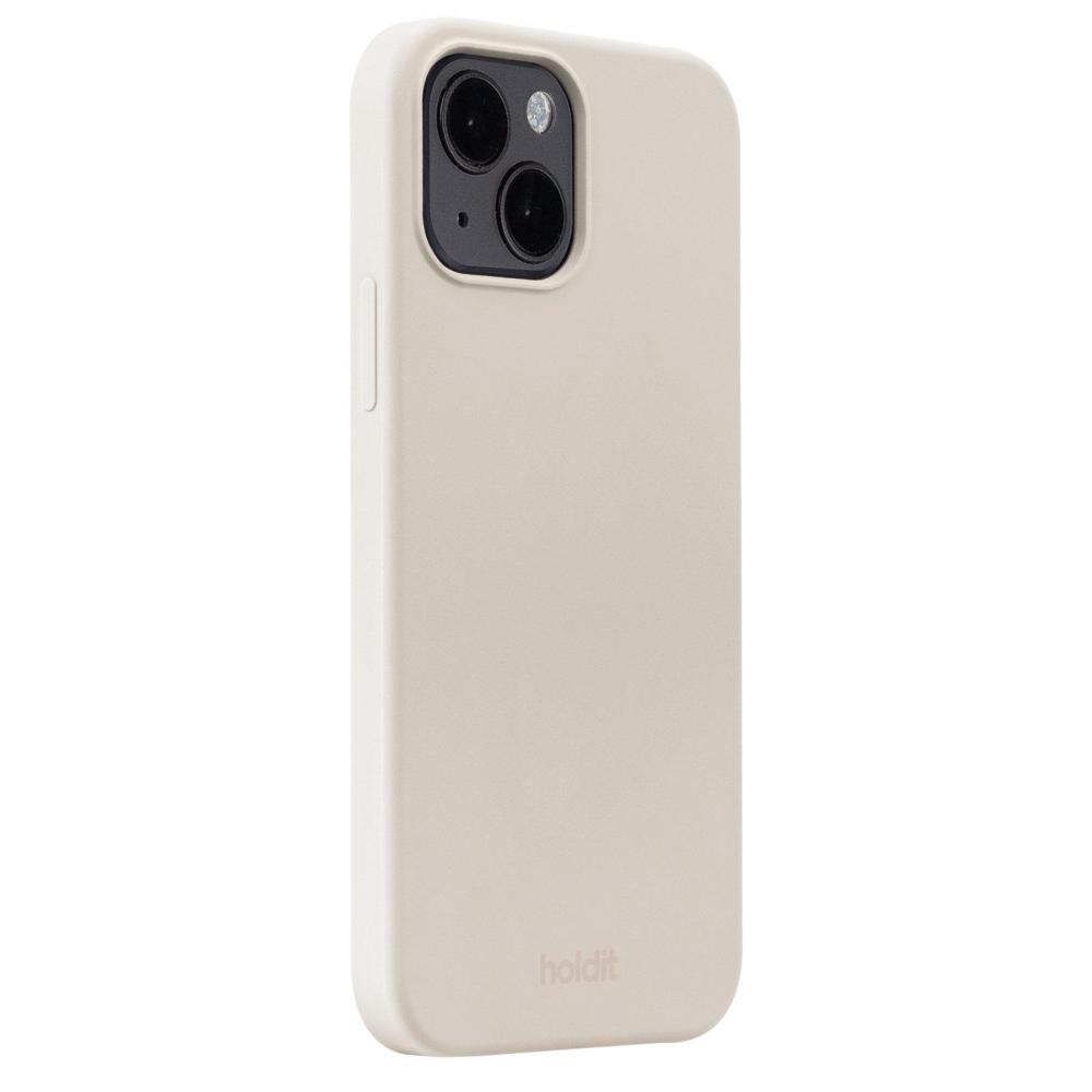 holdit iPhone 15 Mobilskal Silikon Light Beige