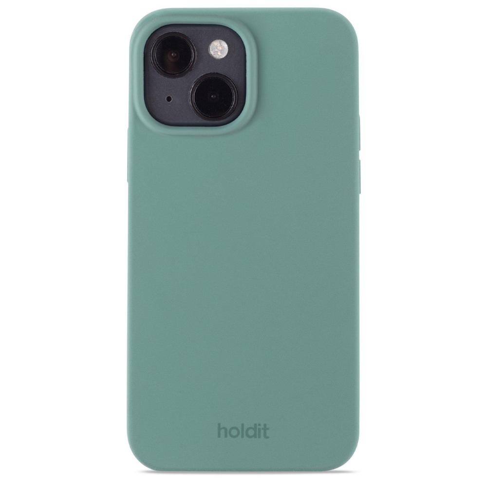 holdit iPhone 15 Mobilskal Silikon Moss Green