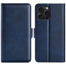 iPhone 16 Pro Fodral Med Magnetisk Stängning Blå