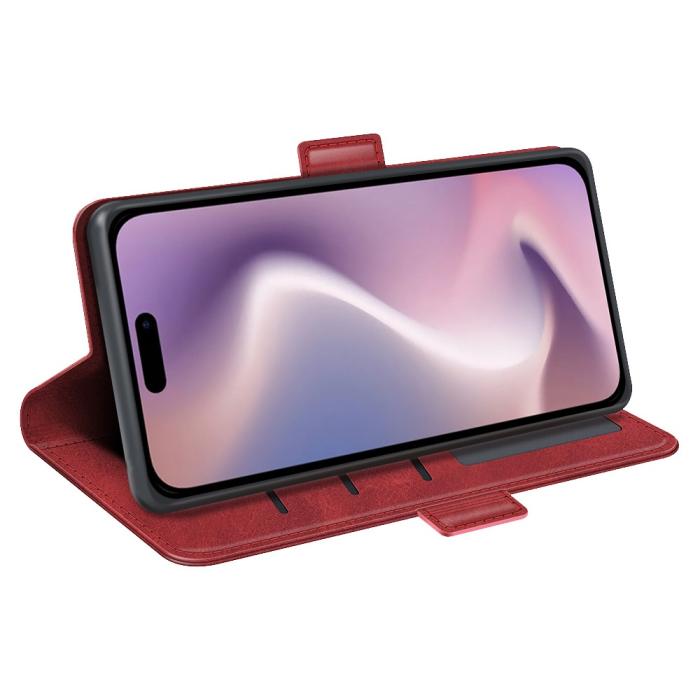Bild 3, iPhone 16 Pro Fodral Med Magnetisk Stängning Röd