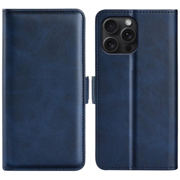 Bild 1, iPhone 16 Pro Fodral Med Magnetisk Stängning Blå