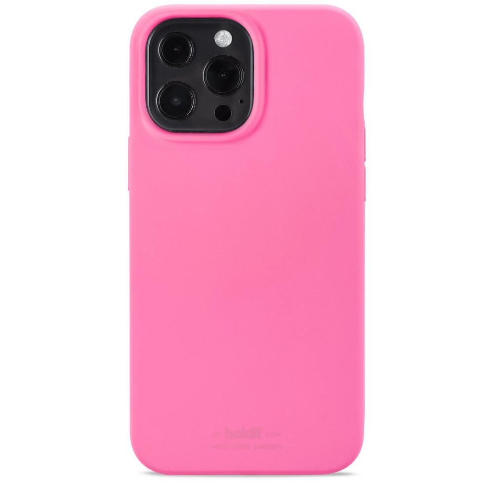 holdit iPhone 13 Pro Max Skal Silikon Bright Pink