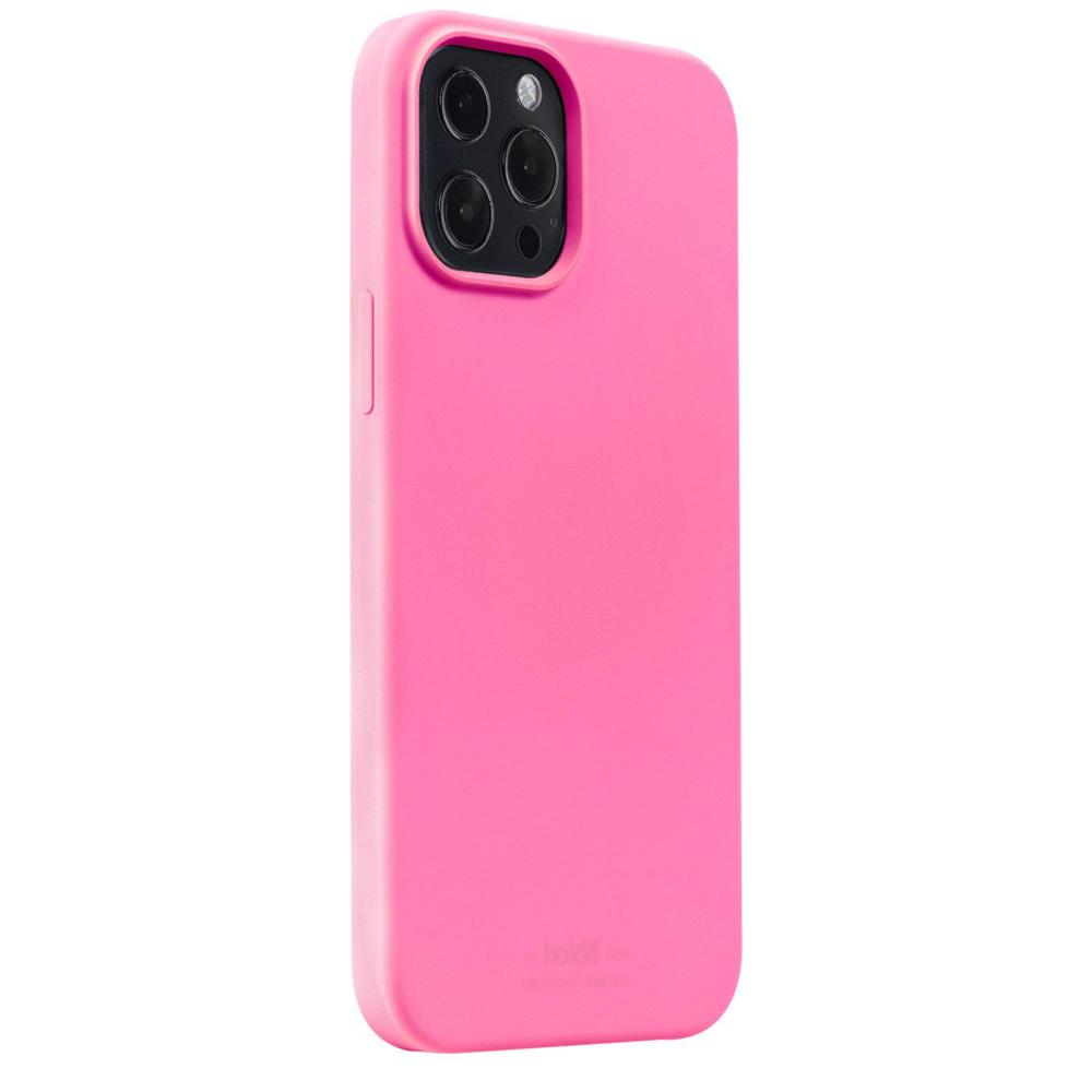 holdit iPhone 13 Pro Max Skal Silikon Bright Pink