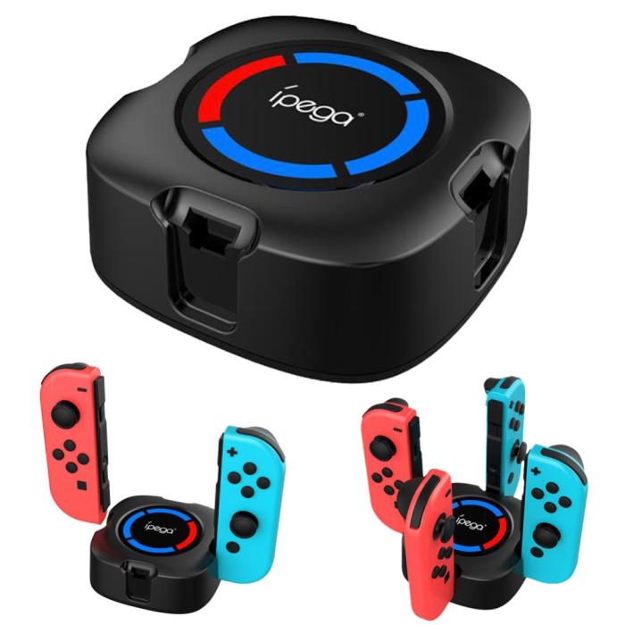 Bild 1, iPega 4in1 LED Laddningsstation Nintendo Switch Joy-Con