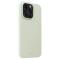 holdit iPhone 15 Pro Mobilskal Silikon White Moss