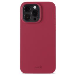 holdit iPhone 15 Pro Max Mobilskal Silikon Red Velvet