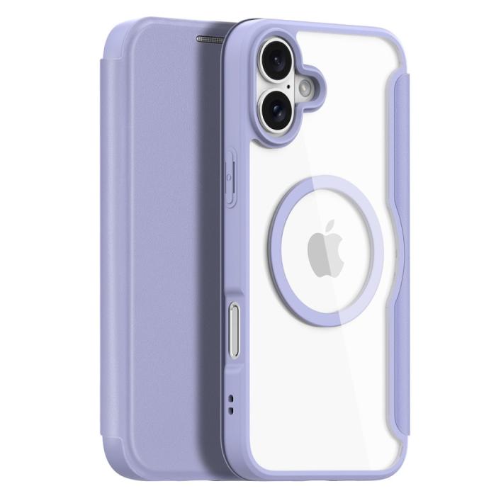 Bild 1, DUX DUCIS iPhone 16 Fodral MagSafe Skin X Pro Lila