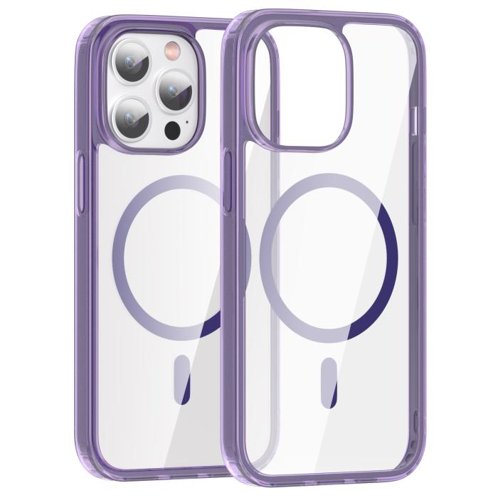 Bild 2, ColorPop iPhone 13 Pro Max Skal CH MagSafe Transparent/Lila