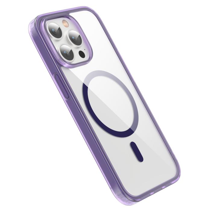 Bild 3, ColorPop iPhone 13 Pro Max Skal CH MagSafe Transparent/Lila