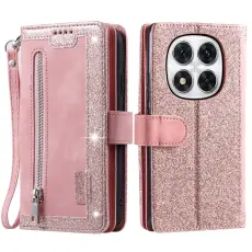 Xiaomi Redmi Note 14 Pro/Pro Plus 5G Fodral Multifunktionell Glitter