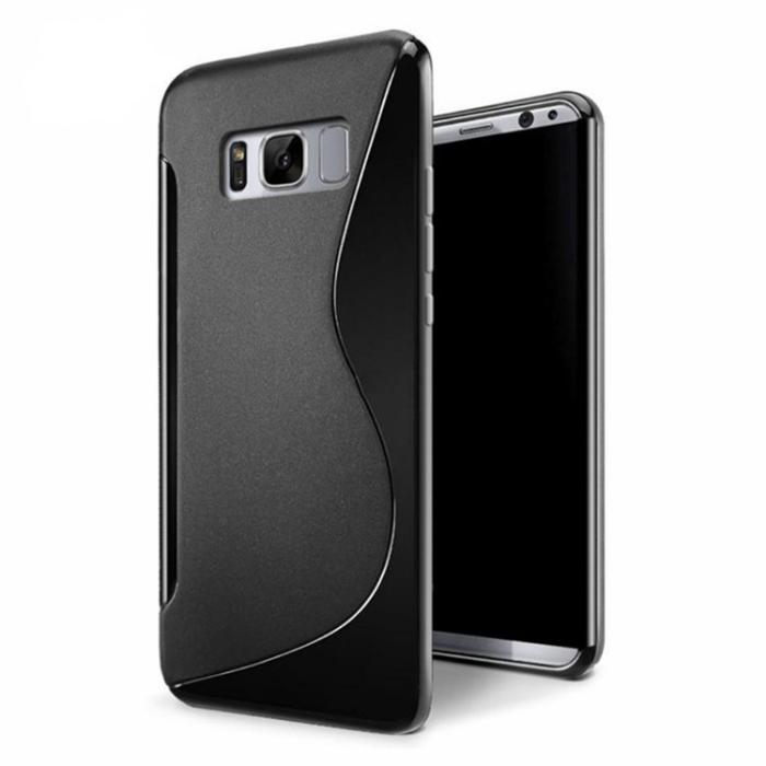 Bild 1, Samsung Galaxy S8 Plus - TPU Skal - Svart